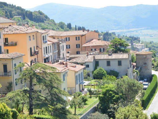 Cortona view from Piazza Giribaldi